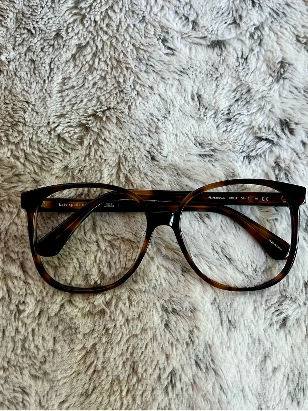 Kate Spade Tortoiseshell Women's Fashion Eyeglass Frames - Brown